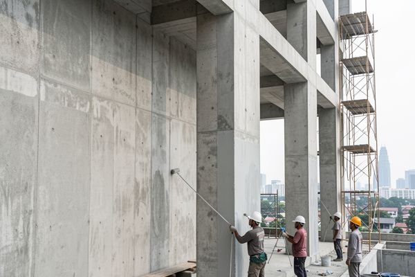 Proses Pengecoran Beton Ekspos