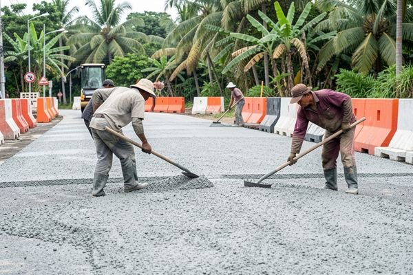 Cor Jalan Kering Berapa Lama? Panduan Pengerasan dan Faktor Pengaruhnya