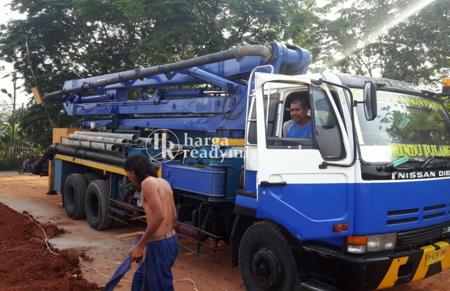 Update! Biaya Sewa Pompa Beton di Sukawangi Kab Bekasi